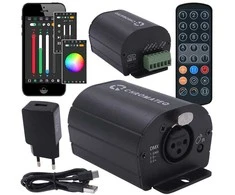Azzardo CHROMATEQ CLUB 512 DMX valdiklio sąsaja + nuotolinio valdymo pultas