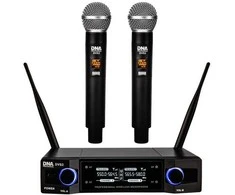 DNA Professional DVS2 - wireless microphone, 2 handheld transmitters + base unit (560–590 MHz)