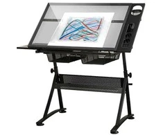 Dna Professional DNA PRO DESK 1 stalas, piešimo stalas su stalčiais