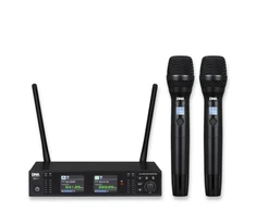 DNA Professional XMIC 2 - Wireless dual set: 2 x handheld microphones + receiver (518–542 MHz)