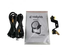 Outdoor EVOLIGHTS GLACIER 7 LED PAR 7x10W RGBWA-UV IP65 lauko scenos apšvietimas