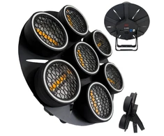 EVOLIGHTS LUMEN 7 RING 7x30W WW + 224x0,5W/31x0,2W