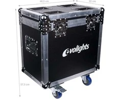 Evga EVOLIGHTS NEO CASE BEAM SPOT 100W transportavimo dėžė 2 judančioms galvutėms