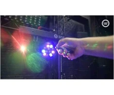 LIGHT4ME T-BAR LED PAR LASER apšvietimo rinkinys