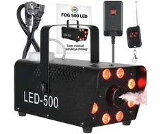 LIGHT4ME FOG 500 LED dūmų rūko mašina su nuotolinio valdymo pulteliu