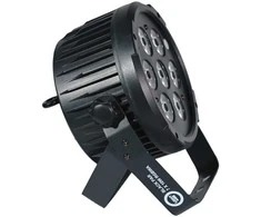 Spotlight LIGHT4ME Juodas PAR 7x10W RGBWA LED galingas prožektorius