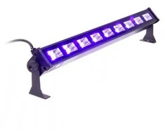 LIGHT4ME LED BAR UV 9 + Baltas profesionali šviesos apdaila 9x3W