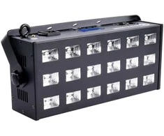 Spotlight LIGHT4ME LED UV 18x3W prožektorius + stroboskopas DMX