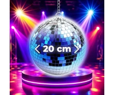LIGHT4ME MBM 20 kula dyskotekowa lustrzana sidabrinė