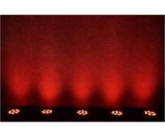Spotlight LIGHT4ME QUAD PAR 8x10W MKII RGBW LED plonas plokščias scenos prožektorius