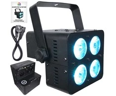 Spotlight LIGHT4ME QUADRO PAR 4x15W RGBW scenos prožektorius LED