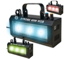 LIGHT4ME STROBE 60W RGB stroboskopinio apšvietimo efektas