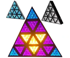 LIGHT4ME TRIANGIS LED šviesos efektas 64x2W RGBA ašis