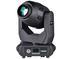 LIGHT4ME VENOM ZOOM 250W V2 judančios galvutės LED spindulių taškinis plovimas