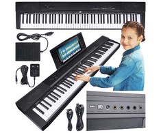 MK WP 881 skaitmeninis pianinas, klavišai, skirti mokytis groti