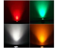 NN 408 WASH 4x8W RGBW mini judančios galvutės LED