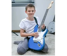 NN EG SET BLU komplektas gitarowy gitara elektrinė s
