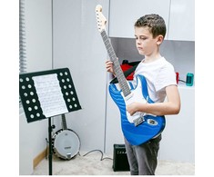 NN EG SET Raudonas komplektas gitarowy gitara elektrinė s