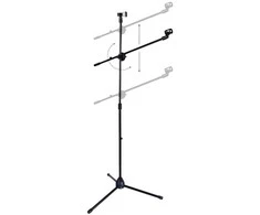 NN M2 dvigubo mikrofono trikojo stovas 2 mikrofonams
