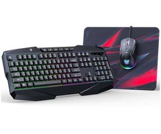 Ausinės Onikuma TZ3006 3-in-1 Gaming Set: Keyboard + Mouse + Mouse Pad