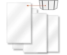 sTAND4ME DJ SCREEN LYCRA baltas ekranas 4 vnt