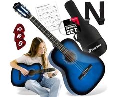 SUPRIMO CG34 BB gitara klasyczna 3/4 36 cali blueb
