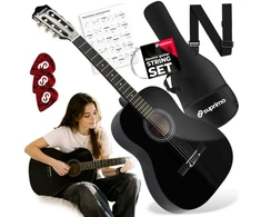 SUPRIMO CG34 BK gitara klasyczna 3/4 36 cali czarn