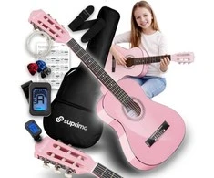 SUPRIMO JRC SET PK gitara klasyczna 1/4 rožinė do