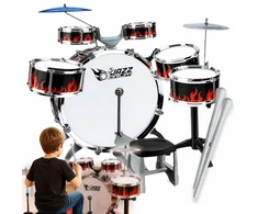 SUPRIMO K-DRUMS 2 duża perkusja vaikams su 6 bęb