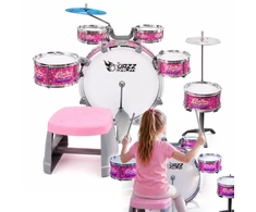 SUPRIMO K-DRUMS 3 rožinė perkusja vaikams zesta