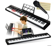 SUPRIMO P-881 BK pianino cyfrowe przenośne juoda