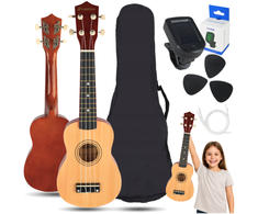 Luna Guitars SUPRIMO UK21 SET NW sopraninė ukulelė 21" natūrali