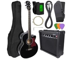 V-TONE EAG SET BK elektroakustinė gitara. + stiprintuvas