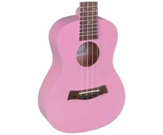 Rožinė V-TONE UK23 PK akustinis koncertas ukulele 23"" rožinė + viršelis