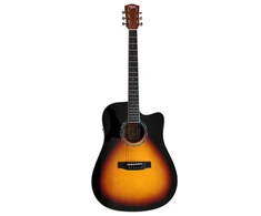 V-TONE VEAG1 CE VS - 4/4 elektroakustinė gitara, „Vintage sunburst“ spalvos