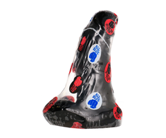 All Black All Juodas Model 05 Intimate Priedas 13 cm Juodas - Smooth Veined Design