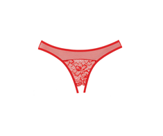 Allure Seven 'til Midnight Just A Rumor Lace Mesh Panty One Size Juodas