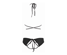 Allure Marley Peekaboo Set L/XL Juodas - Halter Top &amp; Strappy Panty Design