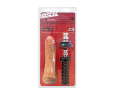 Boneyard Jocks Adam Silicone Model 20cm with Interchangeable Bases - Juodas