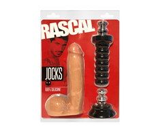 Boneyard Rascal Jocks Johnny Silicone Model 20 cm with Suction &amp; Handle Base