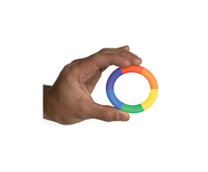 Boneyard Perfect Fit Brawn Pride Silicone Support Ring Rainbow 44.5mm