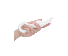Chrystalino By Shots Shots Gripper Glass Wand with Ergonomic Ring Handle, Clear, Borosilicate