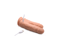 Curve Toys Double Shot Liquid Silicone Dual-Ended Model 20.5 cm Vibrating System