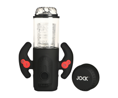 Curve Toys Turbo Max Intimate Machine with Rotating, Thrusting &amp; Suction System - Transparent/Juodas