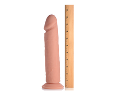 Curve Toys Vibrating Silicone Model with Remote, 25.5cm, 21 Modes, Juodas