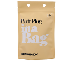 Doc Johnson Classic Series Tapered Plug 10 cm Juodas - Compact Model