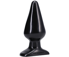 Doc Johnson Classic Large Anal Plug Juodas 14cm Ergonomic Design