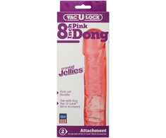 Doc Johnson Crystal Jellies 8" Intimate System Attachment Clear 20cm