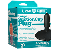 Doc Johnson Vac-U-Lock Large Suction Cup Base - Extra Sturdy System
