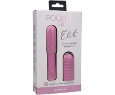 Doc Johnson Elite Mini Intimate Device 10cm Rechargeable Rožinė Silicone